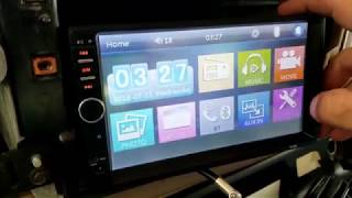 Logo setting code for Cheap 50 7018B Double DIN Touch Screen Radio [upl. by Eserehs]