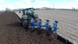 John Deere 6150R Autopower  LEMKEN Juwel 7  Trimble CFX750 EZPilot RTK [upl. by Thierry513]