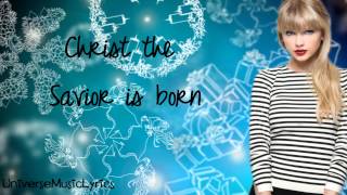 Silent Night Taylor Swift Lyrics Video HD [upl. by Allecsirp]