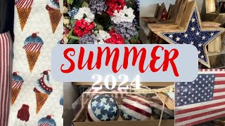 Home Goods Shop with me 4th of July Summer Home Decor Memorial Day Patriotic home Decorations 2024 [upl. by Vizza]