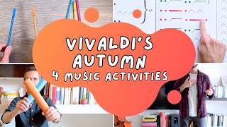 🍁 4 MUSIC ACTIVITIES amp Games on VIVALDIS AUTUMN 🍂 [upl. by Ahsienauq]