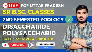 Disaccharide amp Polysaccharide  Zoology 2nd Semester  Sumit Rana Sir [upl. by Jacinthe]