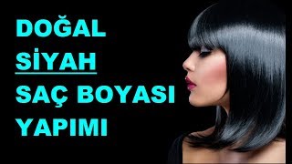 BİTKİSEL SİYAH SAÇ BOYASI KİMYASALSIZ SAÇA ZARAR VERMEZ PATLICANLA SAÇ BOYAMA DOĞAL SİYAH SAÇ BOYASI [upl. by Regina]