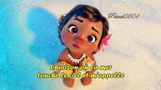 VAIANA Moana  quotLe bleu lumièrequot  parolesLyrics HD [upl. by Greyson149]