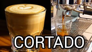 CORTADO COFFEE BARISTA TRAINING  HOW TO MAKE CORTADO COFFEE [upl. by Monahon]