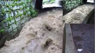 Flash Flood on Saw Mill Run in Pittsburgh  July 20th 2012 [upl. by Okechuku]