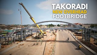 Takoradi First Ever Overhead Footbridge Nearing Completion [upl. by Iretak]