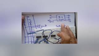 EXPERIMENT ON 14 DEMULTIPLEXER USING GATESbtech lab polytechnic [upl. by Aicinod]