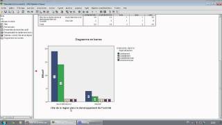 Formation SPSS Tableaux deffectifs et Diagrammes [upl. by Allister]