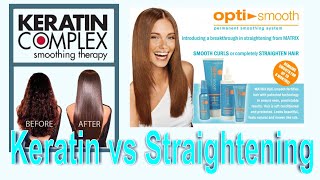 Keratin Complex vs Optismooth  Straightening or Smoothing Treatment [upl. by Lithea688]