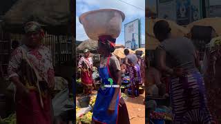 Exploring a rural market in Ghana West Africa 5 Ghana Market Tour Shorts [upl. by Calia]