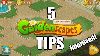 5 Tips to Pass Gardenscapes levels [upl. by Aicats]