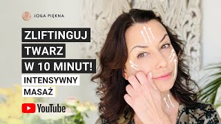 Zliftinguj twarz w 10 minut  Masaż twarzy  Joga Piękna [upl. by Rennat409]