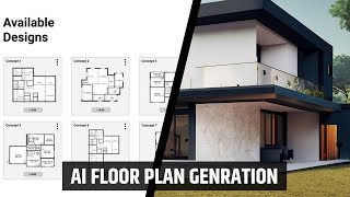 Generative floor plan design using AI Maketai ai architecture [upl. by Ecaidnac]