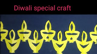 bulletin board border design ideas  easy paper craft  Diwali special 2024 diwalidecoration [upl. by Ainet]