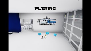 Cabin Crew Simulator  roblox [upl. by Atnoek39]