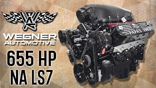 Wegner Automotive Built All Motor 441ci LS7 for Straghtline Customs Dyno Run [upl. by Loeb]