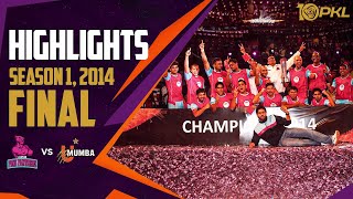 PKL Season 1 Final Highlights Jaipur Pink Panthers vs U Mumba  Watch 1000th Panga on January 15 [upl. by Rintoul]