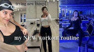 A WEEK OF WORKOUTS  my NEW routine amp goals  wedding prep series ep 2 [upl. by Attennod]