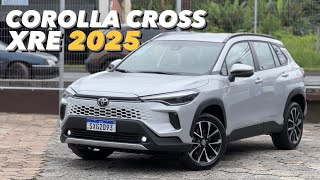 Avaliação  Novo Toyota Corolla Cross XRE 2025  Curiosidade Automotiva [upl. by Norraa]