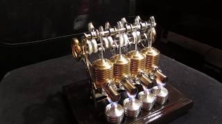 Bohm HB34 Four cylinder Stirling Engine [upl. by Torhert414]