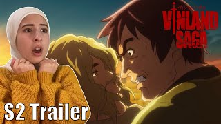 A new journey  Vinland Saga Season 2 Trailer Reaction [upl. by Gwendolen]