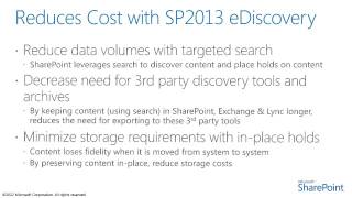 eDiscovery for SharePoint 2013 [upl. by Husch]