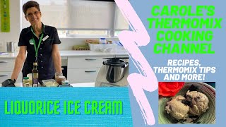 Liquorice Ice Cream  easily made in your Thermomix [upl. by Ojillib577]