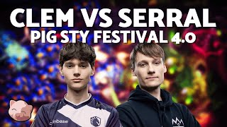 SERRAL vs CLEM HUGE SERIES  10000 PiGFest 40 Ro8 Bo7 ZvT  StarCraft 2 [upl. by Tann]