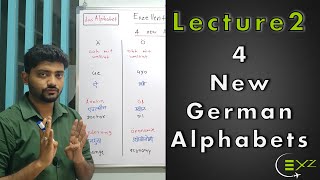 4 new alphabets in German language  German Alphabets with pronunciation  German for beginners [upl. by Nats]