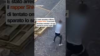 Arrestato Shiva il video del rapper milanese che spara a due giovani accusato di tentato omicidio [upl. by Pernick974]