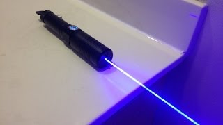 Laserpenshop quot1Wquot Blue Laser Review [upl. by Holland349]