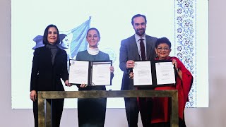 Firma del decreto que devuelve Pemex y CFE al pueblo de México Conferencia presidenta Sheinbaum [upl. by Bowes]