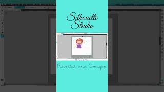 Como Recortar una imagen en Silhouette Studio [upl. by Assiluy]