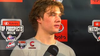 2023 Kubota CHL  NHL Top Prospects Game – Availability Koehn Ziemmer [upl. by Simona646]