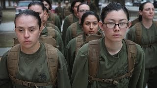 Female Marine Recruit Training at Marine Corps Recruit Depot Parris Island [upl. by Kremer]