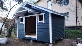 DIY Tiny House In Scandinavian Style [upl. by Anaz891]