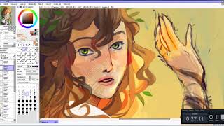 Daphne Trials of Apollo Painting process [upl. by Atsed799]