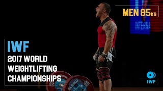 Arley Mendez  2017 Mens 85kg IWF World Champion [upl. by Einnus]