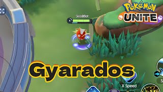 Gyarados First gameplay  Pokemon UNITE [upl. by Grearson]