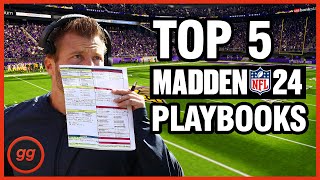 Best Offensive Playbooks in Madden 24 [upl. by Auqinal]