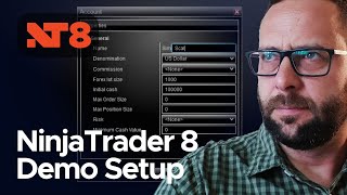 How To Set Up A Demo Account For NinjaTrader 8 On Your Computer [upl. by Lorre89]