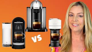 Nespresso Vertuo vs Vertuo NEXT vs Vertuo PLUS Whats the difference how to pick [upl. by Aronle]