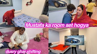 Husband apna saman ly gai dusry ghar  mustafa ka room set hogya  sitara yaseen vlog [upl. by Clynes]