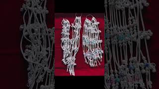 Silver pattilunewdesign silver anklets ytshortssubscribe my channel for more videos [upl. by Livvie200]