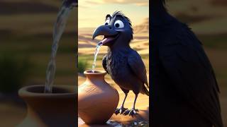 Panchtantra Moral Stories for Kids  Thirsty Crow [upl. by Kepner]