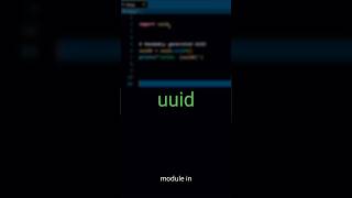 A Better Way to Generate Unique IDs in Python  UUID1 UUID4 UUID5 [upl. by Almat]