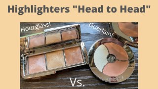 Highlighter Showdown Guerlain Meteorites Pearl Dust vs Hourglass Ambient Metallic Strobe Lighting [upl. by Mercuri]