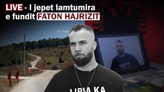 🔴LIVE  I jepet lamtumira e fundit Faton Hajrizit qindra qytetarë marrin pjesë [upl. by Tsan]