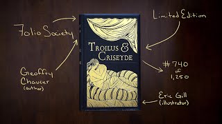 Troilus amp Criseyde by Geoffrey Chaucer  Folio Society [upl. by Helbona]